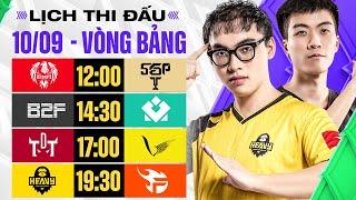 HQ vs SGP | B2F vs MDH | TDT vs VGM | HEV vs FL - ĐẤU TRƯỜNG DANH VỌNG MÙA ĐÔNG 2022 -VÒNG BẢNG 10/9