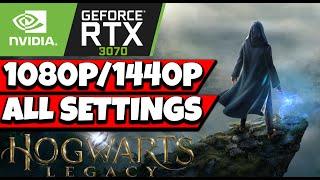 Hogwarts Legacy - RTX 3070 + Intel Core i5 10400F 1080p/1440p All Max Setting Preset Gameplay