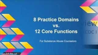 Alcohol and Drug Counselor Exam | 8 Practice Domains and 12 Core Functions