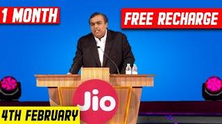 Reliance Jio Republic Day Offer में free 1 महीना recharge