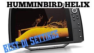 Best DI Settings - Humminbird Helix Tips for Down Imaging