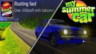 Как я ведро разгонял до 200... My summer car - Vahiplay