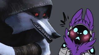 How a Protogen Reacts to Seeing Death Wolf