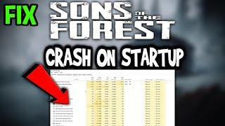 Sons of The Forest – How to Fix Crash on Startup – Complete Tutorial