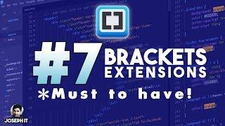 Brackets Code editor | Top 7 Extensions for better Coding Experience