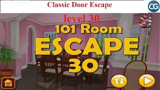 [Walkthrough] Classic Door Escape level 30 - 101 Room escape 30 - Complete Game