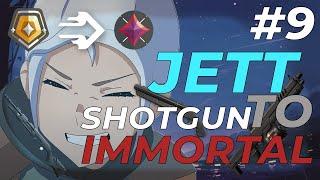 CARRYING 35 KILLS OVERTIME GAME - JETT SHOTGUN TO IMMORTAL EP9