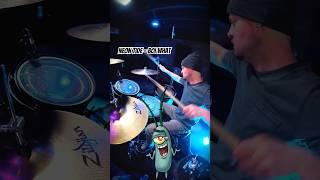 PlANKTON sings rock music. BOI WHAT - Neon Tide (AI SONG) | Drum Cover #shorts