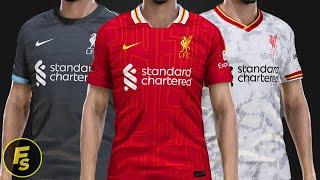 Liverpool FC Kits 2024-25 Season - PES 2021 & FL24