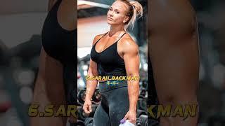 Top 10 Most Beautiful Female Bodybuilders  | #shorts #viral