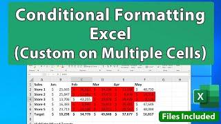 Apply Conditional Formatting to Multiple Cells with a Single Formula in Excel