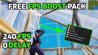 *ULTIMATE* Free Fortnite FPS boost Pack  (Boost Fps, Lower Delay & Lower Ping)