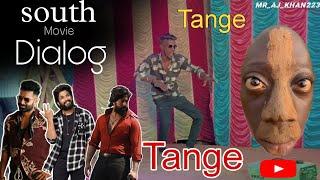 Tange Tange And South Movie dialogue | Mr Aj khan New stage performance 