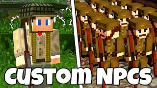 WEAPONS, ARMOR, SKINS and MORE! - Custom NPCs Tutorial (Minecraft)
