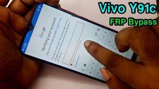 VIVO Y91C FRP BYPASS  VIVO 1820 GOOGLE ACCOUNT REMOVE  GOOGLE ACCOUNT UNLOCK Y91C  FRP UNLOCK Y91C |