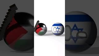 Israel  and USA  #countryballs #shorts