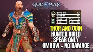 THOR AND ODIN VS HUNTER KRATOS  (Spear Only) | God Of War Ragnarok