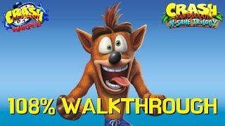 Crash Bandicoot 3 108% Walkthrough - N.Sane Trilogy (All Crystals, Gems & Relics)