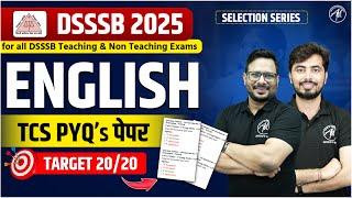 DSSSB 2025 | ENGLISH Class-1 for PRT/ TGT/ PGT & NTT | DSSSB by Adhyayan Mantra