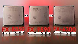 FX-9590 vs FX-8350 vs FX-6300 - How Big Is The Difference? (2021)
