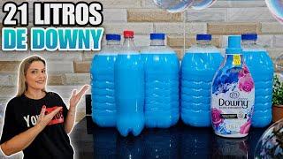 AMACIANTE DOWNY COM 3 INGREDIENTES FAÇA 21 LITROS !XONEI 