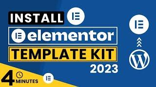 How To Install Elementor Template Kit In WordPress 2024 | Envato Elements Elementor Template Kits