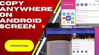 How To Copy, Paste Any Text on Android Screen || Best app for Copy text from image & screen short ||