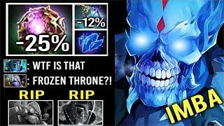 EPIC FROZEN THRONE BUILD Octarine + Shard Lich Spell Prism Delete PA Tinker Supp To Carry Dota 2