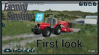 Farming simulator 23 First Look /fs23