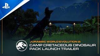 Jurassic World Evolution 2 - Camp Cretaceous Dinosaur Pack Launch Trailer | PS5, PS4