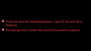 How To Fix "Could not open file /var/lib/dpkg/status on iOS 10 - 10.2 - NO USES TERMINAL