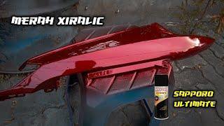 repaint body warna merah xiralic.... pilok sapporo!!!