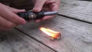 Using the ESEE Fire Kit