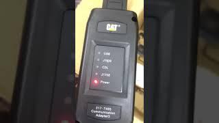 2019A CAT Caterpillar ET Diagnostic Adapter III test on car and truck