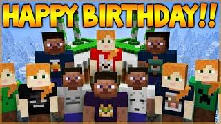 Happy 4th Birthday Minecraft Xbox 360 Edition (NEW Skinpack Showcase)