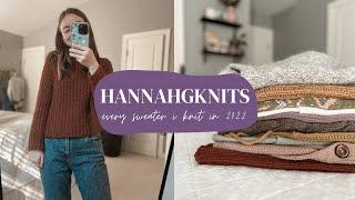 Every SWEATER I knit in 2022 / Petite Knit & My Favorite Things / Knitting for Olive