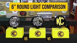 Apollo Pro vs Slimlite LED vs Pro6 LED | KC 6" Round Light Comparison