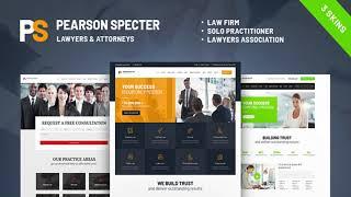 Pearson Specter | WordPress Theme for Lawyer & Attorney | Themeforest Website Templates and Themes