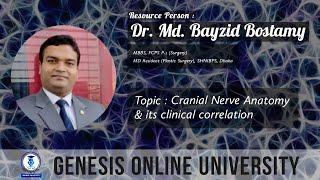 Cranial Nerve Anatomy & its clinical correlation || Anatomy || Genesis Online University