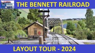 Bennett Railroad Layout Tour 2024