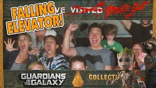 STUCK ON A FALLING ELEVATOR!!! Guardians of the Galaxy at Disneyland California Adventure!