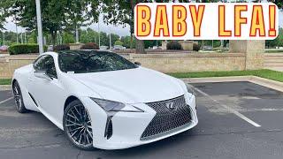 2024 Lexus LC500: POV Start Up, Test Drive, Walkaround and Review