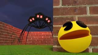 Pacman VS Triple House Head