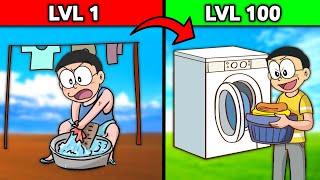 Nobita Opened Washing Shop  || Funny Game 