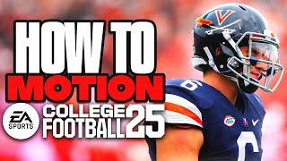 How to Motion in College Football 25