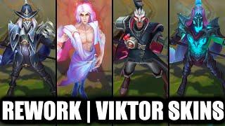 ALL VIKTOR SKINS SPOTLIGHT 2024 REWORK FINAL UPDATE | League of Legends