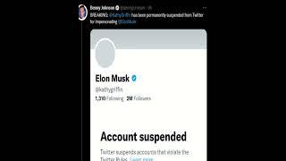 Elon Musk bans Kathy Griffith forever off Twitter!