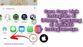 Cara Copy Link Instagram di iPhone - Link Instagram Sendiri