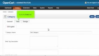 How to add product categories to your store in OpenCart