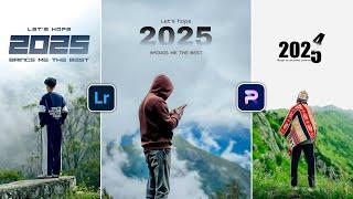 Happy New Year 2025 Photo Editing || 2025 New Year Photo Editing || New Year Photo Editing 2025